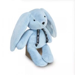 Le lapin PANTIN - Bleu 22cm
