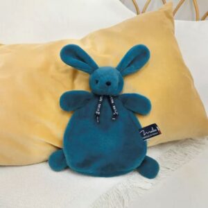 Le lapin DORLOTIN - Bleu minéral 22cm