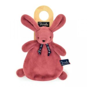 Le lapin DORLOTIN - Bois de rose 22cm