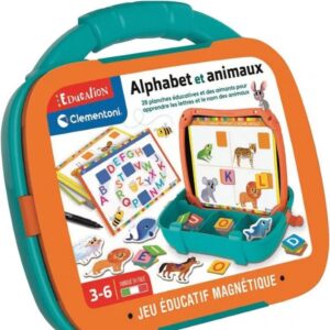 CLEMENTONI - Mallette Lettres Animaux Magnétiques
