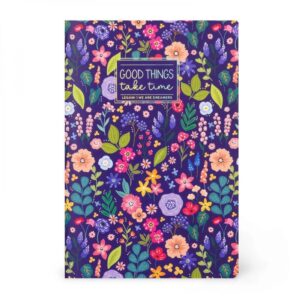 Cahier ligné - Large B5 - Fleurs