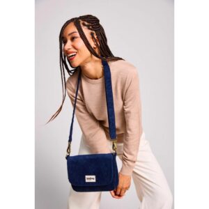 Sac Margault Velours Marine