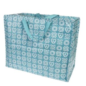Grand sac de rangement bleu – en matériaux recyclés
