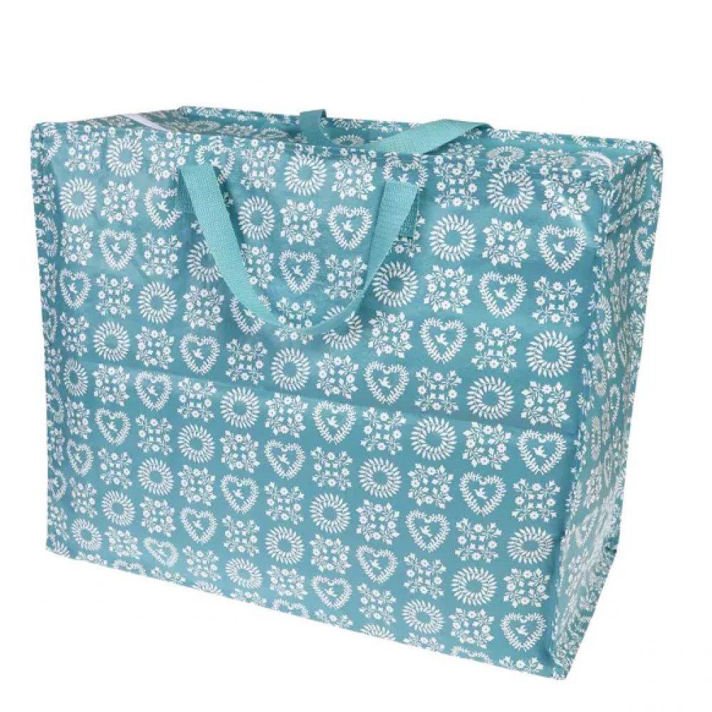 Grand sac de rangement bleu – en matériaux recyclés