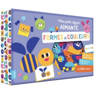 MON PETIT COFFRET AIMANTE - FORMES ET COULEURS