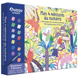 MON COFFRET D'ARTISTE - MES 4 PEINTURES AU NUMERO