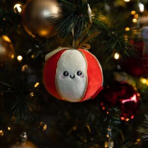 DÉCORATION DE NOËL EN PELUCHE - Boule