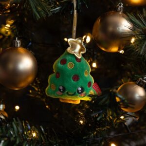 DÉCORATION DE NOËL EN PELUCHE - Sapin