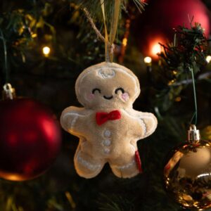 DÉCORATION DE NOËL EN PELUCHE - Gingerbread