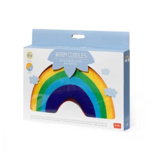 Grande bouillotte Sèche aux Graines de Lin - Arc en ciel (LEGAMI)