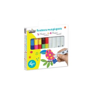 Boite de feutres magiques