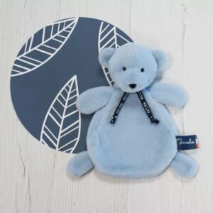 L'ours DORLOTIN - Bleu 22cm