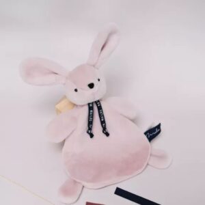 Le lapin DORLOTIN - Rose 22cm