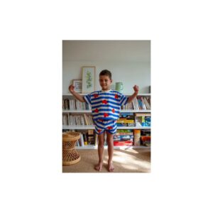Pyjama Marinière Coeurs - Enfant