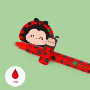 NOUVEAU PERSONNAGE LEGAMI COCCINELLE "Stylo effaçable"