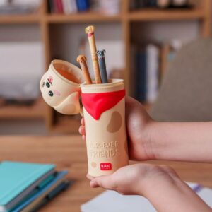 Trousse 2-en-1 en silicone Legami – Kawaii - Golden