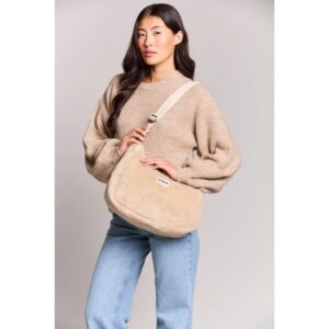 Sac Bandoulière Rosa Teddy Beige
