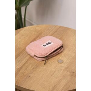 Porte monnaie Lili Teddy Rose poudré
