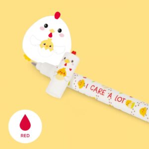 NOUVEAU PERSONNAGE LEGAMI POULE - Stylo effaçable
