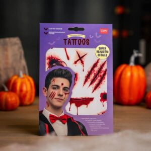 Creepy Tattoos – Tatouages éphémères Scary – Legami Halloween 2026