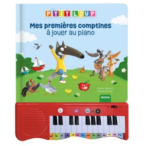 MON LIVRE PIANO - MES COMPTINES DE PTIT LOUP